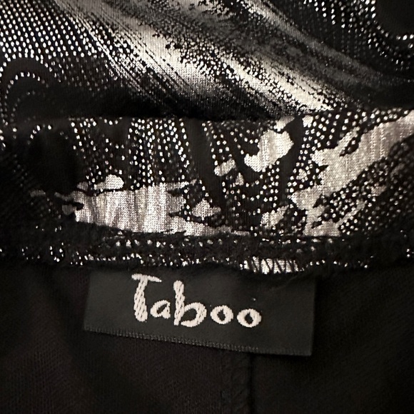TABOO Black/Silver Papaya Prom/Party Dess With Deco Glittering. Size Small. - Picture 5 of 5